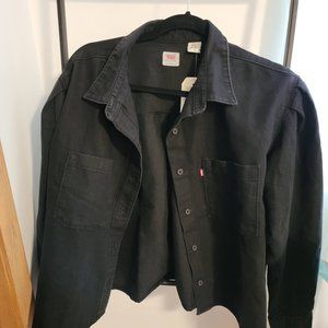 Levi's puff sleeve shirt jacket